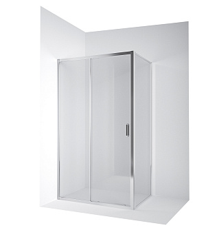 Душевой уголок Ambassador Forsa 17021117AX-90AX 110х90 стекло прозрачное профиль хром без поддона